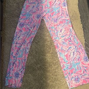 Lilly Pulitzer Pink and Blue Swirl pants